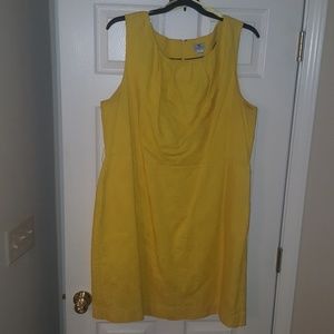 Yellow Fitted Dress